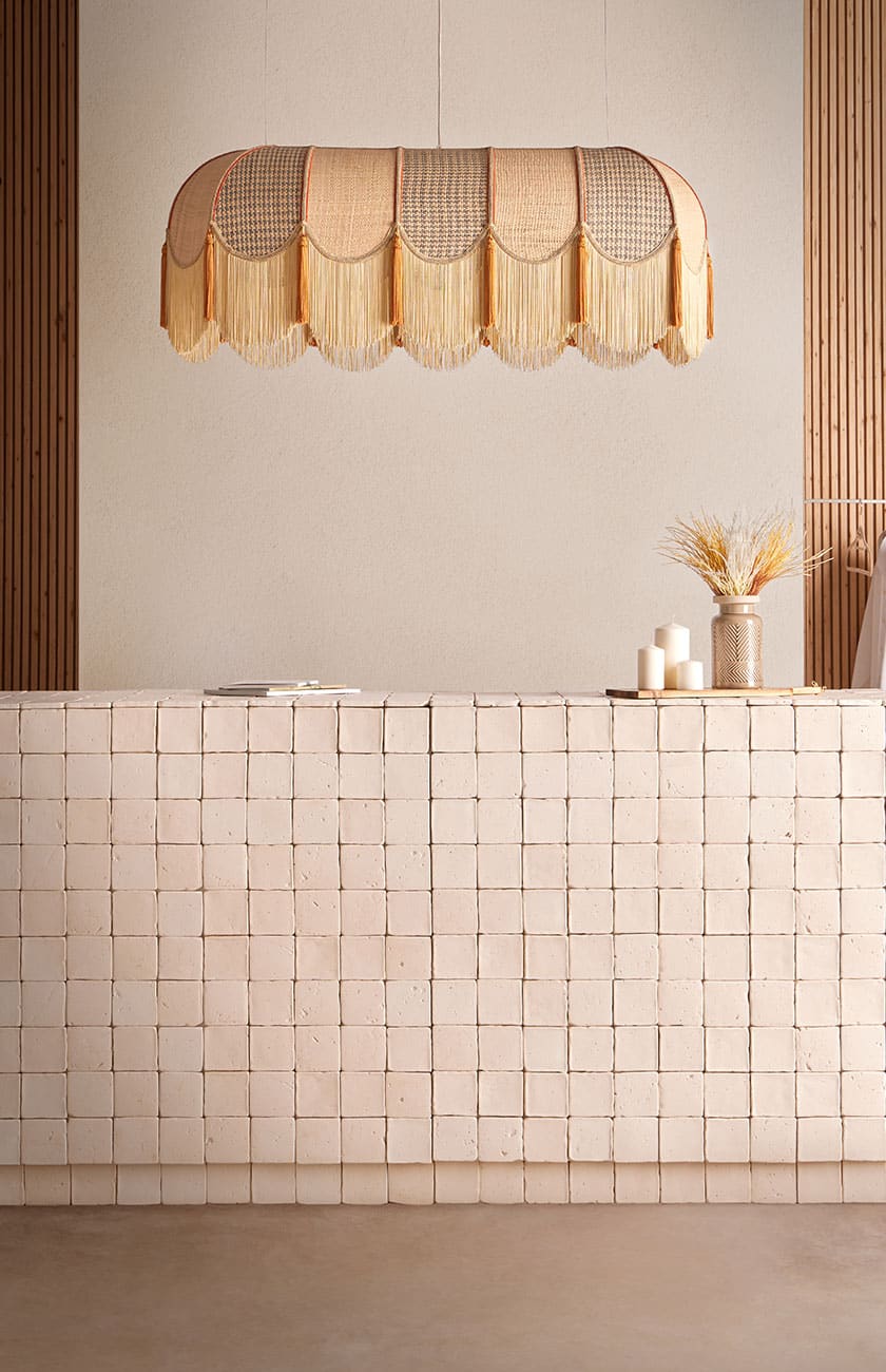 luminaire grande taille, cuisine