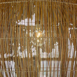 Rattan Bell or Bulb Pendant Light