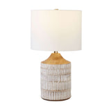 Lampe de table Wickes - bois de manguier