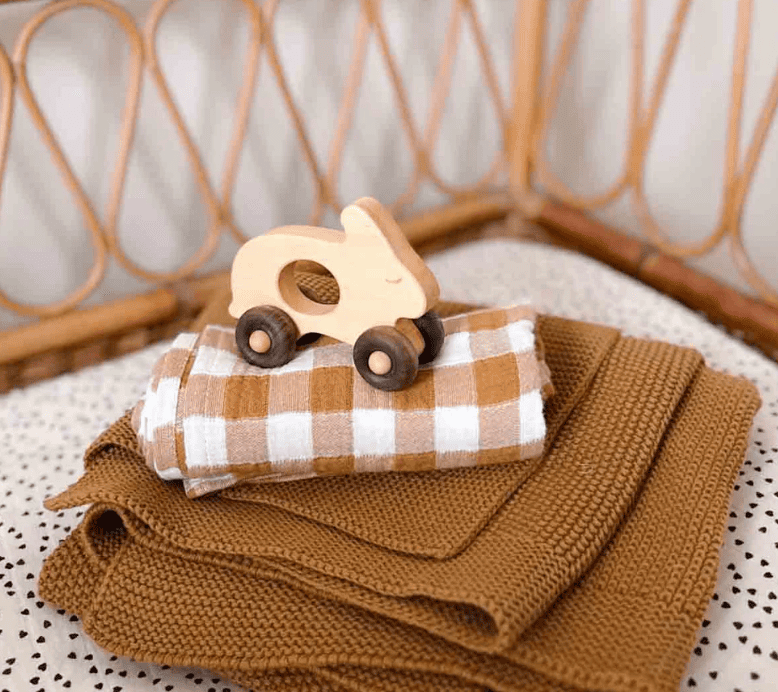 LANGE BIANCA VICHY CARAMEL - Accessories - Kids - boutique décoration Montreal