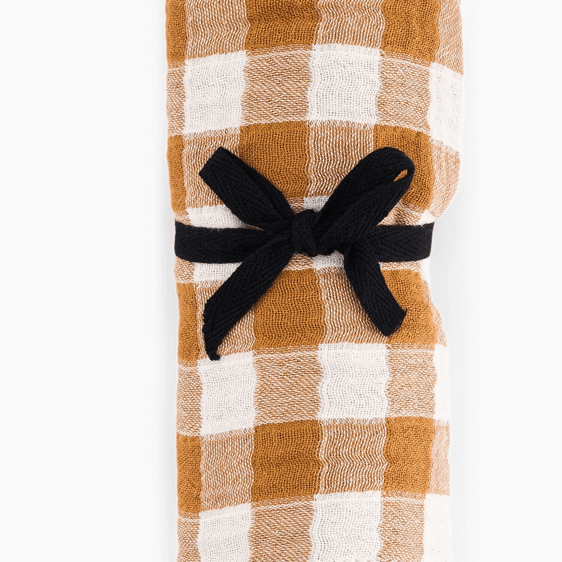 LANGE BIANCA VICHY CARAMEL - Accessories - Kids - boutique décoration Montreal