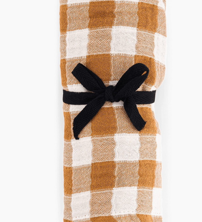 LANGE BIANCA VICHY CARAMEL - Accessories - Kids - boutique décoration Montreal