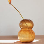 Lasi Vase - Large Ambre - boutique décoration Montreal