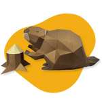 Les animaux des Laurentides - Poly Paper Kits - boutique décoration Montreal