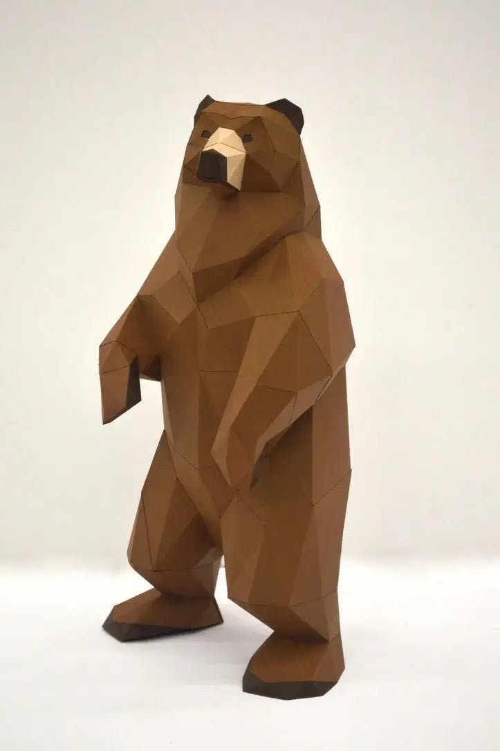 Les ours pliables - Poly Paper Kits - boutique décoration Montreal