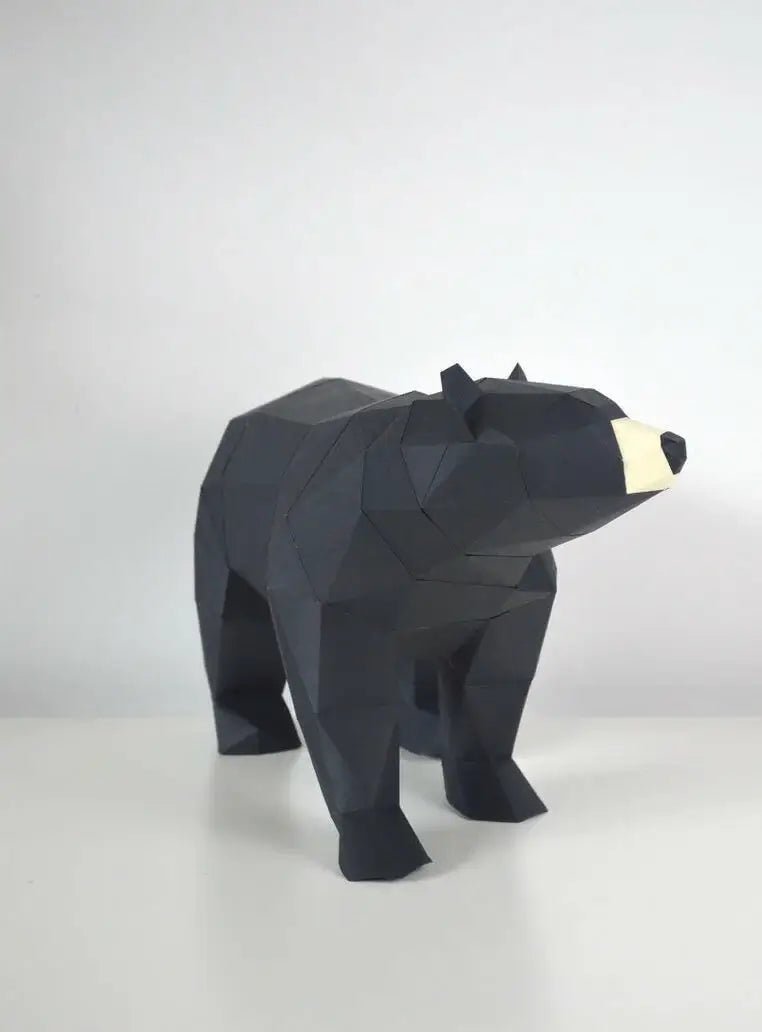 Les ours pliables - Poly Paper Kits - boutique décoration Montreal