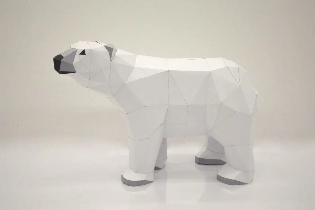 Les ours pliables - Poly Paper Kits - boutique décoration Montreal
