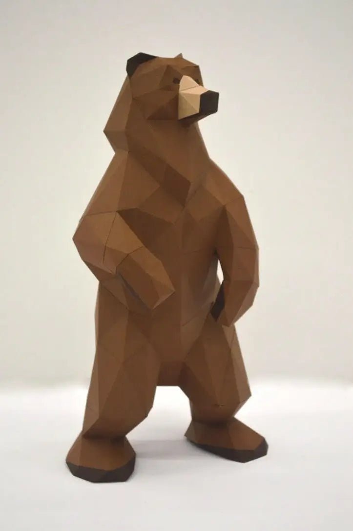 Les ours pliables - Poly Paper Kits - boutique décoration Montreal