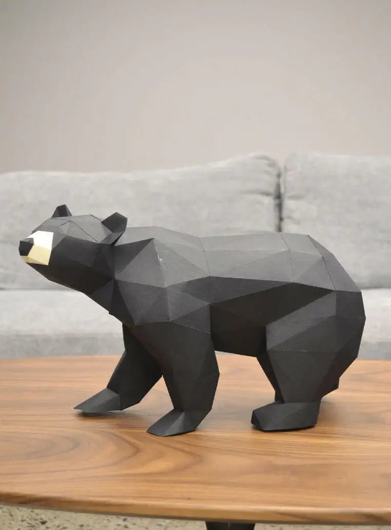 Les ours pliables - Poly Paper Kits - boutique décoration Montreal