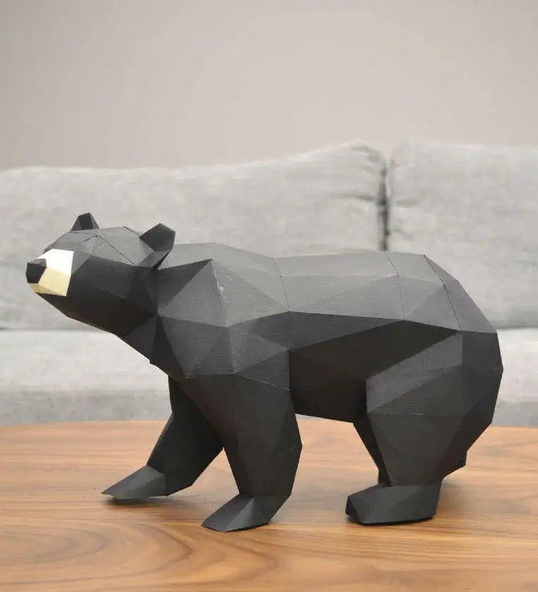 Les ours pliables - Poly Paper Kits - boutique décoration Montreal