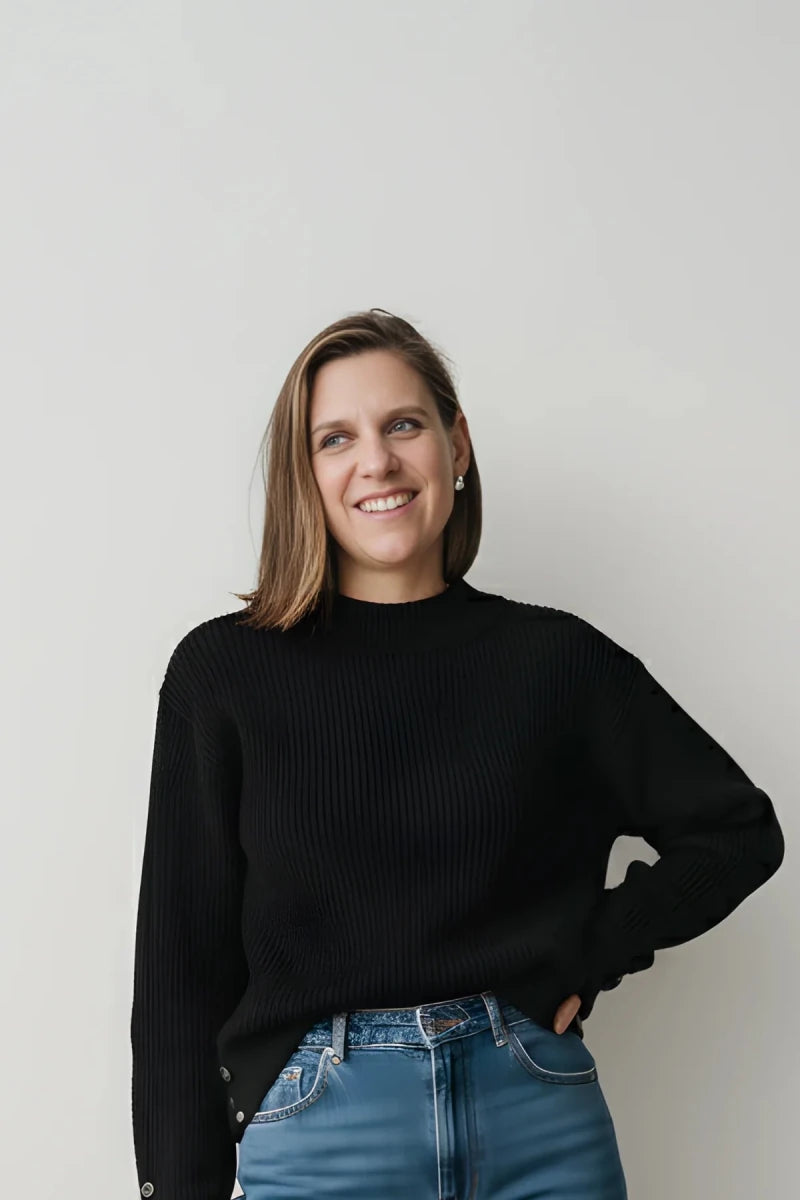 Lio - Chandail noir - boutique décoration Montreal