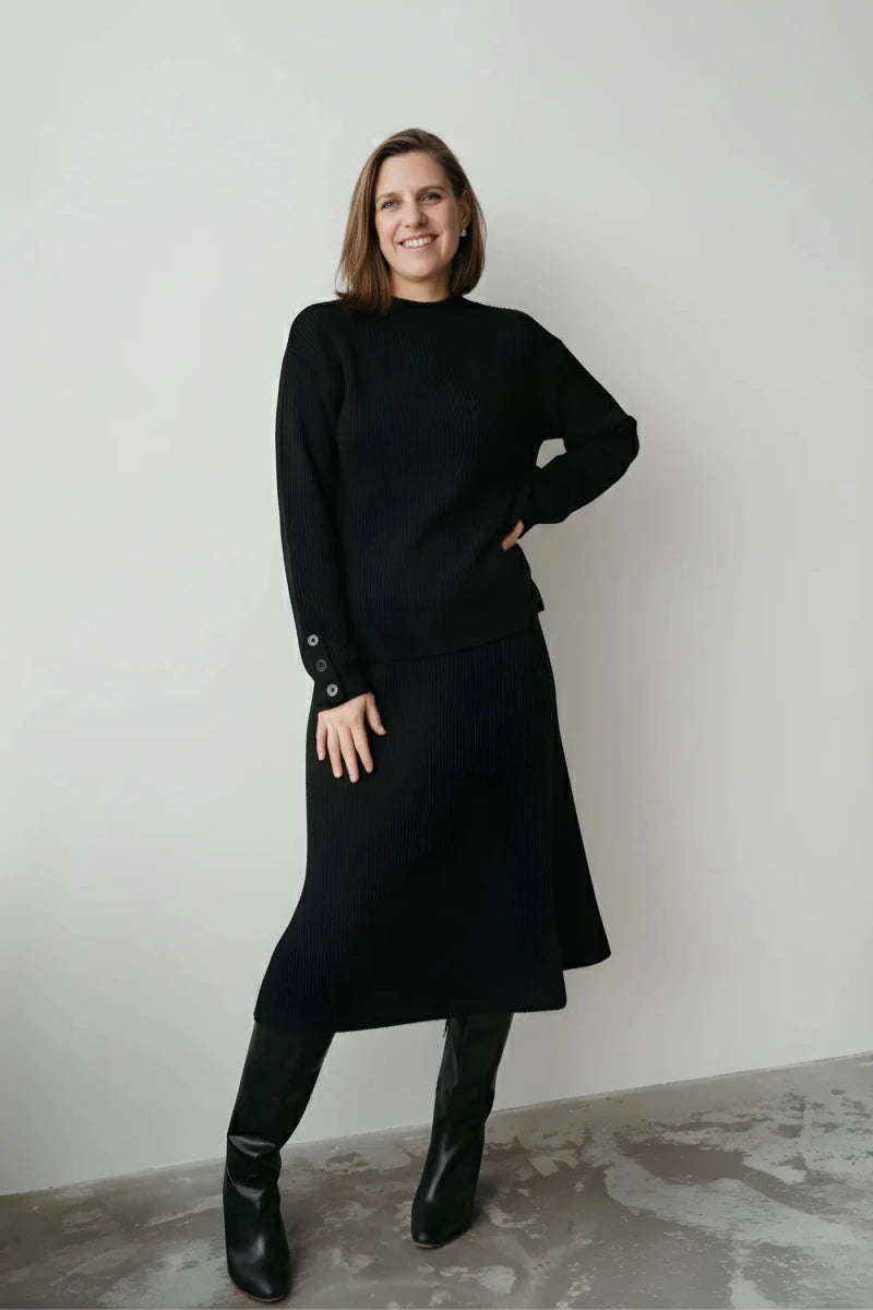 Lio - Chandail noir - boutique décoration Montreal