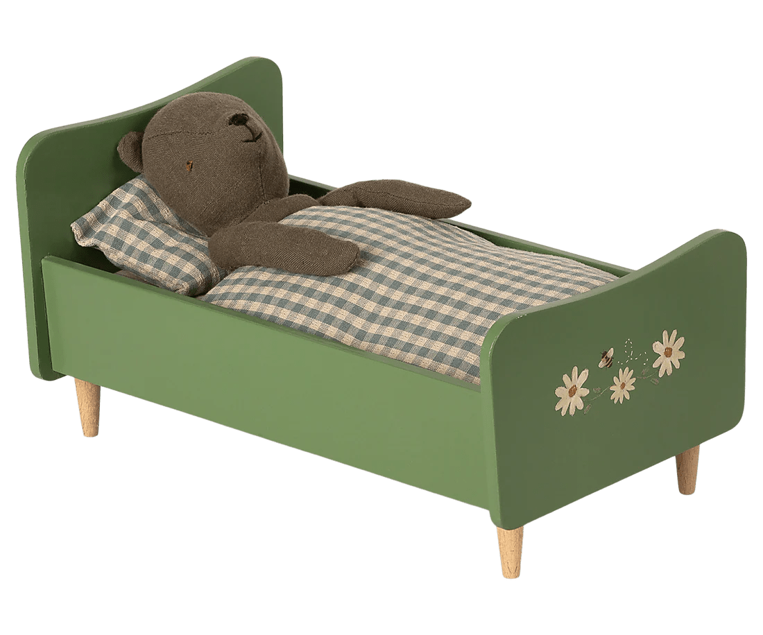 Lit en bois de papa Teddy - Maileg - boutique décoration Montreal