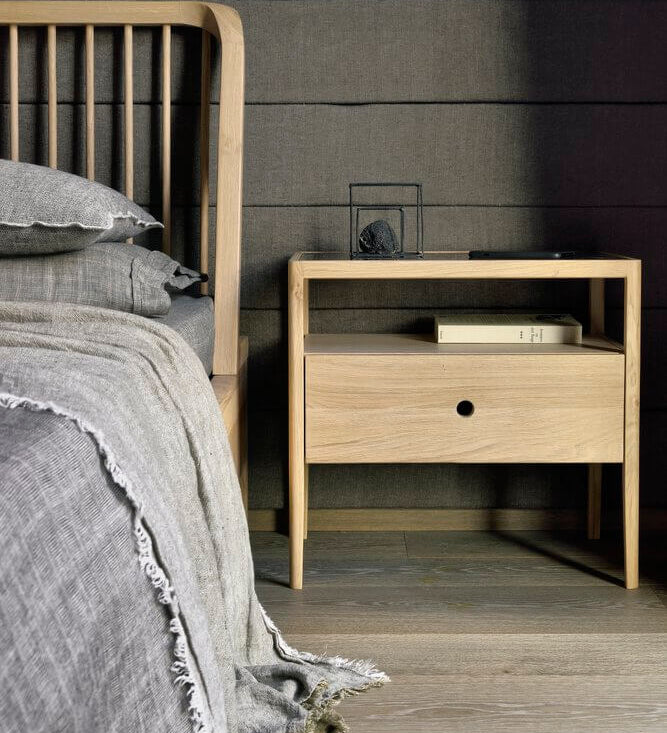 Lit Spindle - Chêne - boutique décoration Montreal