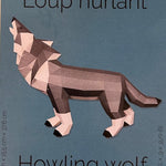 Loup et Renard pliable - Poly Paper Kits - boutique décoration Montreal