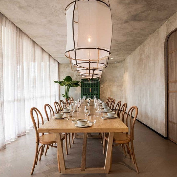 luminaire pour hauts plafonds, restaurant, lanterne, ay illuminate