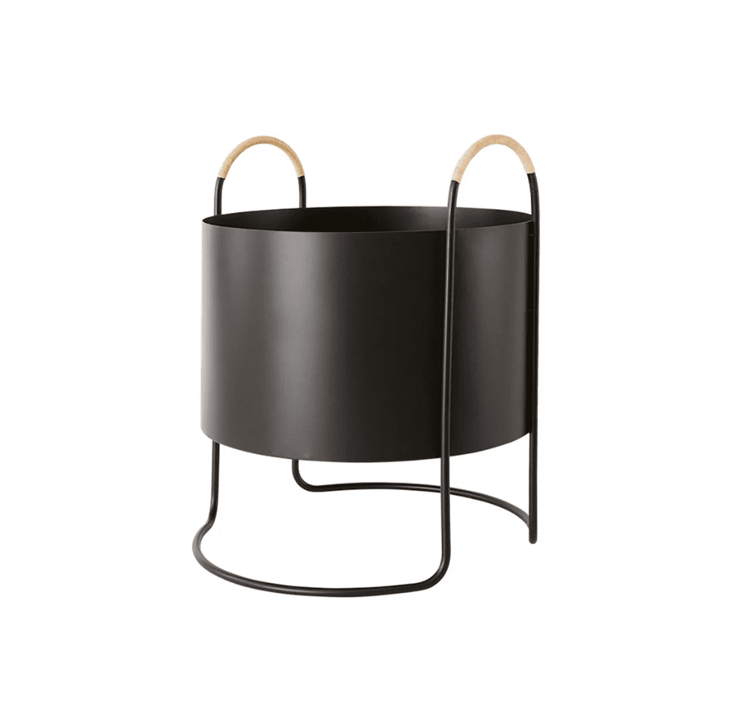 Maki Plant Box - Low - Black - LIVRAISON NON DISPONIBLE - POS - boutique décoration Montreal