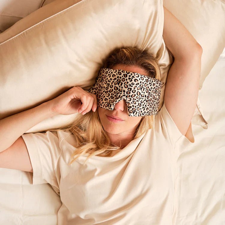Masque de Sommeil en soie bio - Bandeau  - boutique décoration Montreal