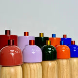 Moulin à sel et poivre - verts et dorés - boutique décoration Montreal