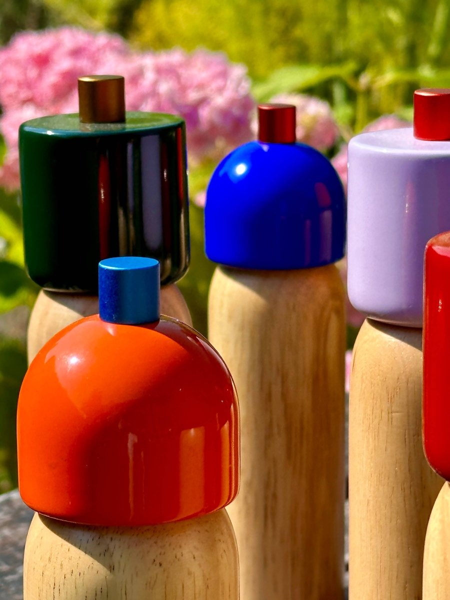 Moulin à sel et poivre - verts et dorés - boutique décoration Montreal