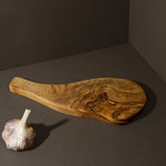 Natural Olive Wood Cheese Board | Organic Shape with Handle - Board - boutique décoration Montreal