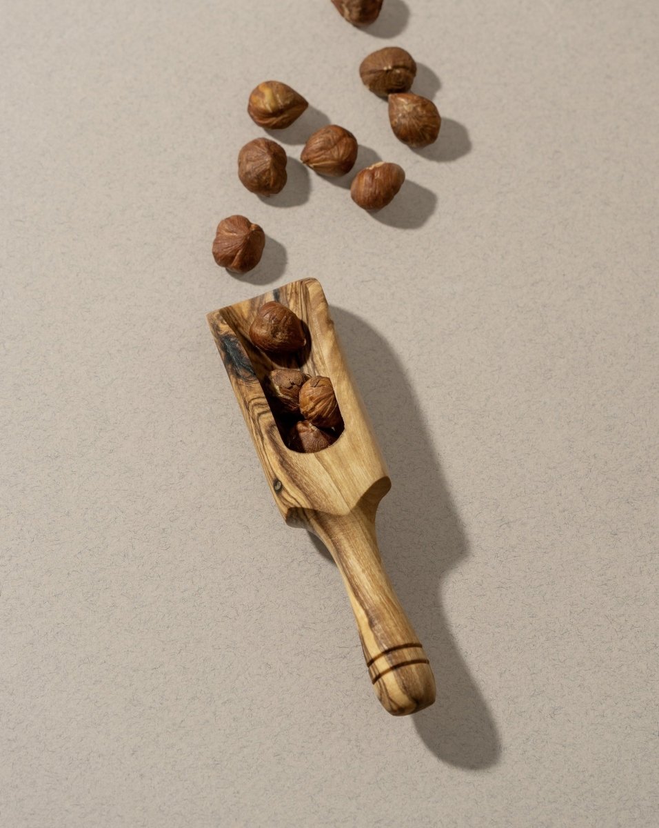 Natural Olive Wood Scoop - Utensils - boutique décoration Montreal