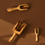 Natural Olive Wood Scoop - Utensils - boutique décoration Montreal