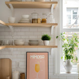 ORANGE MIMOSA, Oeuvre sur toile étirée