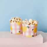 Panier à pop corn carton - Citron vichy - Accessories - Kids - boutique décoration Montreal