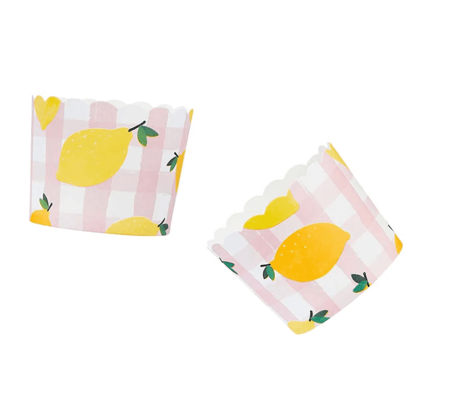 Panier à pop corn carton - Citron vichy - Accessories - Kids - boutique décoration Montreal