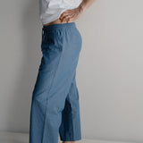 Emma - Blue maternity pants