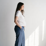 Emma - Blue maternity pants