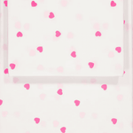 Parure de lit Plume - Coeur rose fluo - boutique décoration Montreal