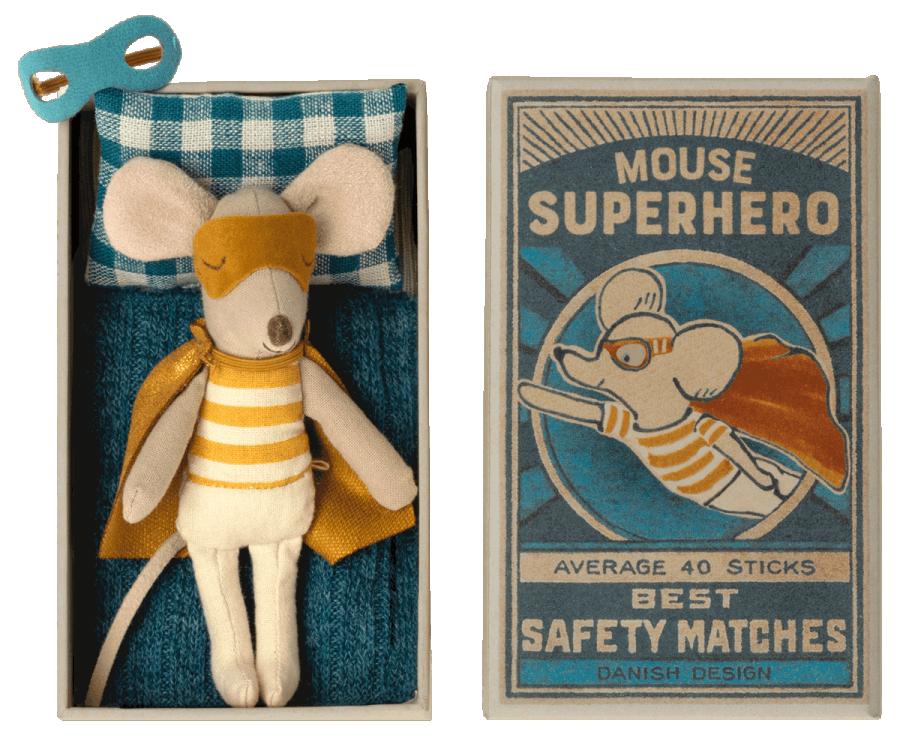 Petit frère Souris - Super Heros - Maileg - Kids Accessories - boutique décoration Montreal