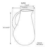 Pichet en grès Kuduo 190cl - Pitcher - boutique décoration Montreal