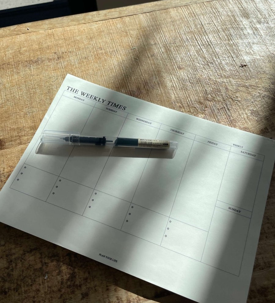 Planificateur de Semaine - boutique décoration Montreal