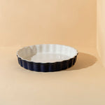 Plat à tarte rond en grès - Baking Dish - boutique décoration Montreal