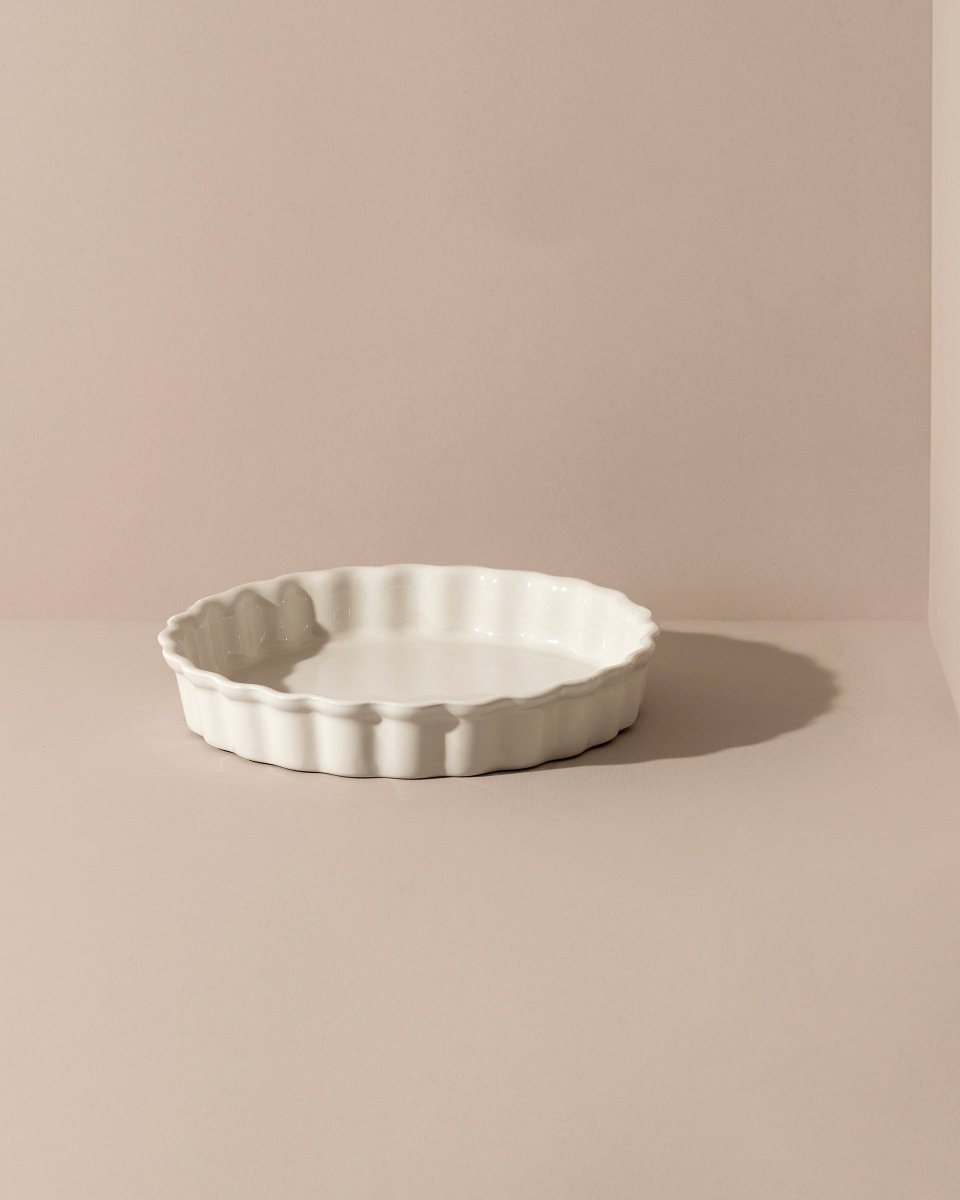 Plat à tarte rond en grès - Baking Dish - boutique décoration Montreal