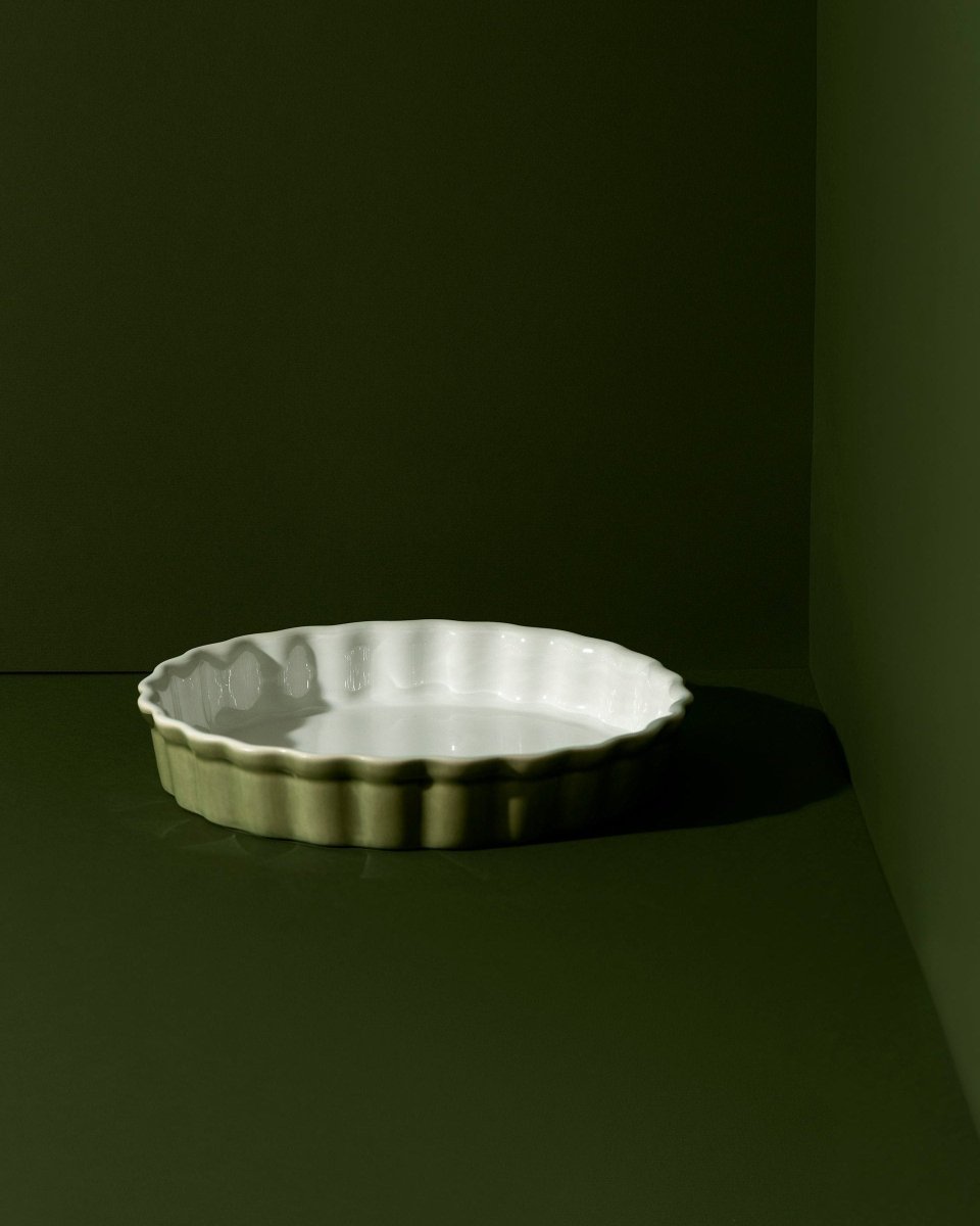Plat à tarte rond en grès - Baking Dish - boutique décoration Montreal