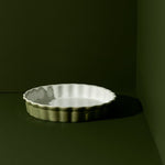 Plat à tarte rond en grès - Baking Dish - boutique décoration Montreal