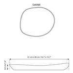 Plat de service rond | Dadasi - Platter - boutique décoration Montreal