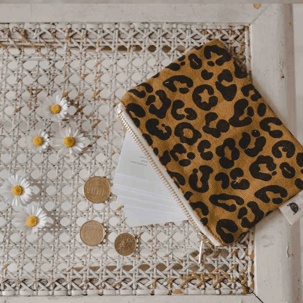 Porte monnaie en coton - Marie - boutique décoration Montreal