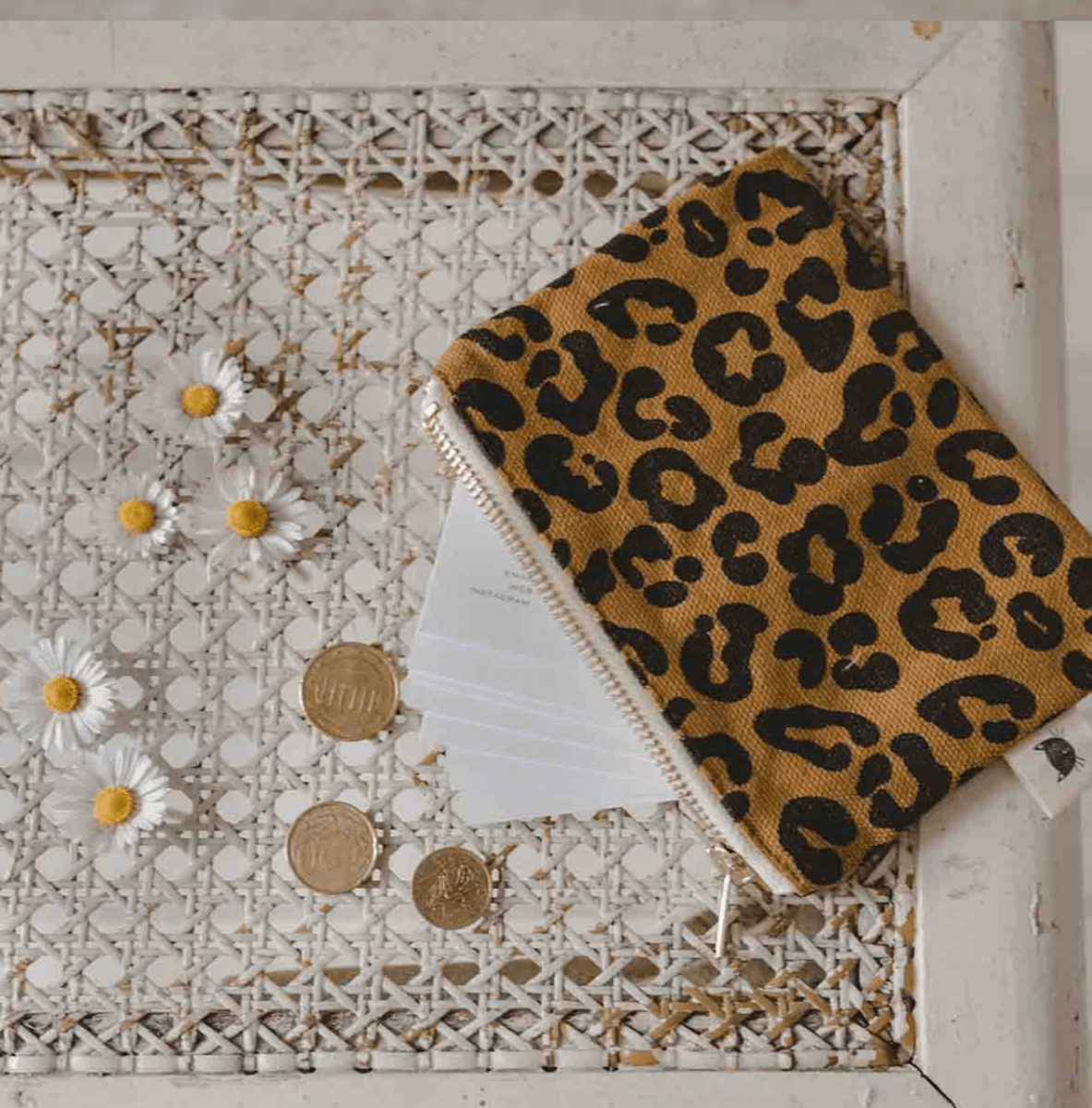 Porte monnaie en coton - Marie - boutique décoration Montreal