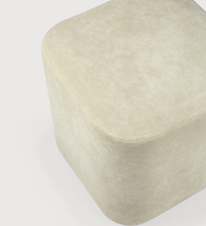 Pouf Cube - Sable - boutique décoration Montreal