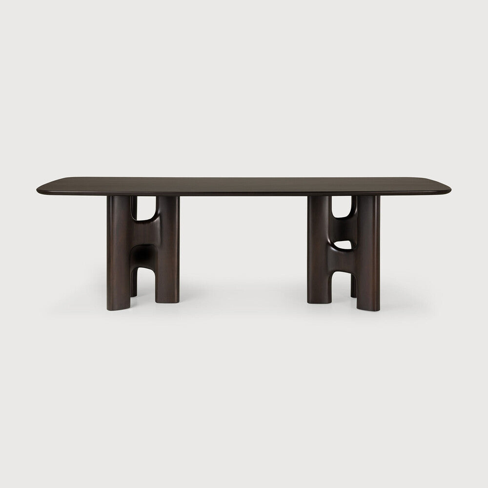 Table Flow, Rectangulaire, Acajou Massif - boutique décoration intérieur montréal