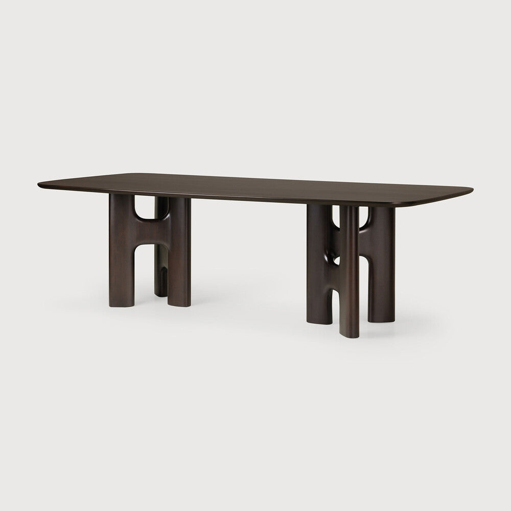 Table Flow, Rectangulaire, Acajou Massif - boutique décoration intérieur montréal