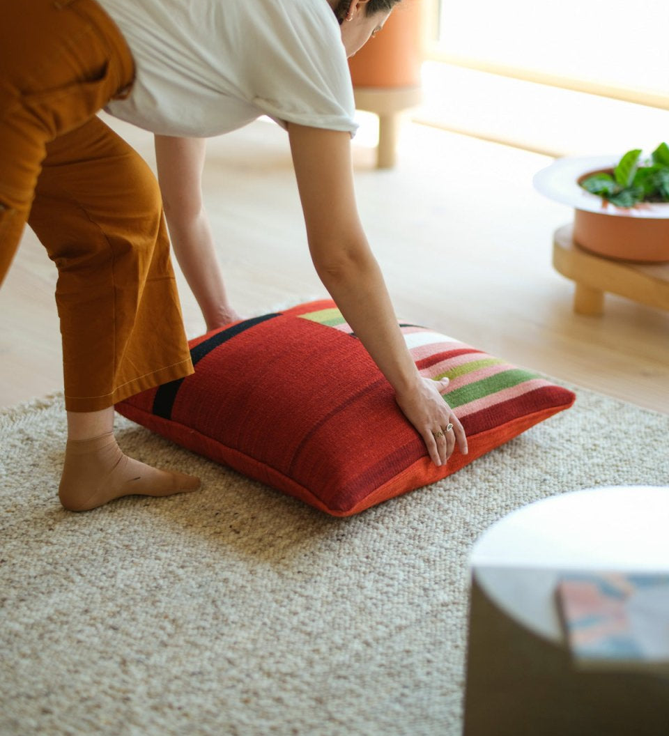 ROSE GARDEN XL Floor Pillow - Floor Pillow - boutique décoration Montreal