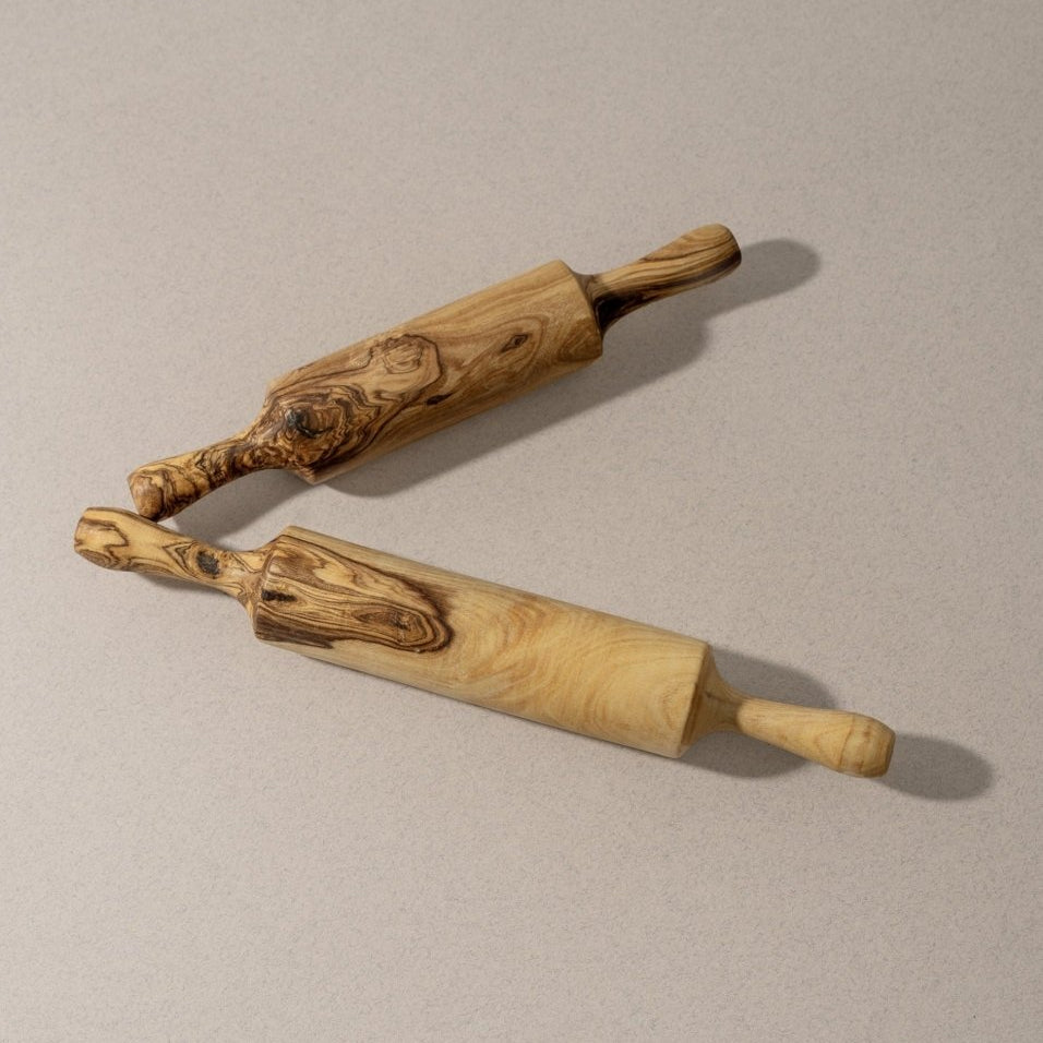 Rouleau à pâte en bois d'olivier - Utensils - boutique décoration Montreal