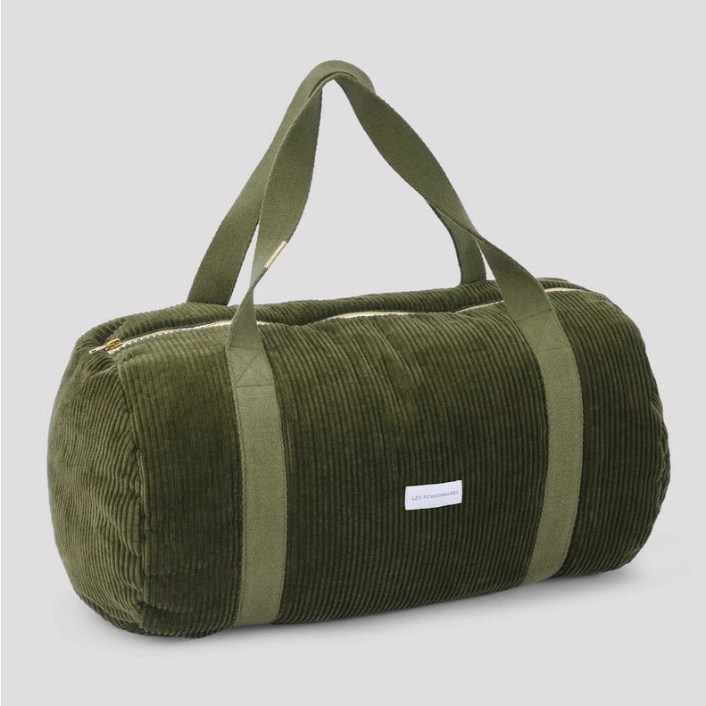 Sac Bowling en Velours - Vert Capre - boutique décoration Montreal