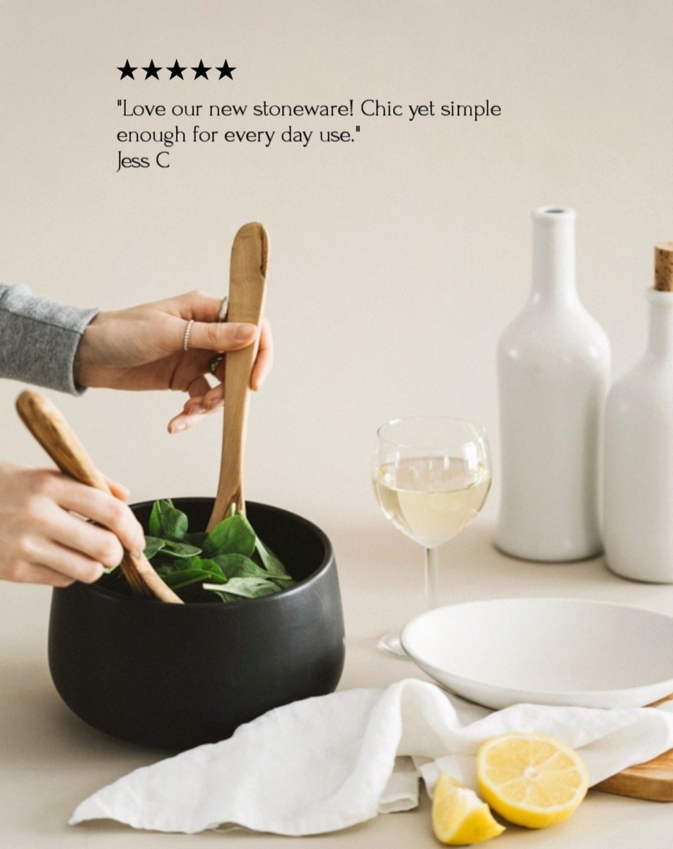 Saladier en grès | Ewa 200 cl - Saladier - boutique décoration Montreal